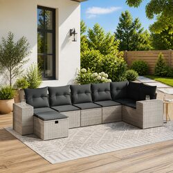 7 Piece Modular Outdoor Sofa Set – Dimensions and Specs