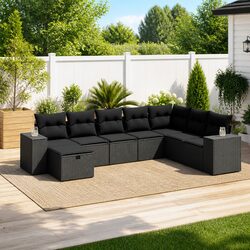Specifications of 8-Piece Outdoor Garden Sofa Set