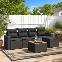 Garden Sofa Set 6 Piece - Specs, Materials, Details