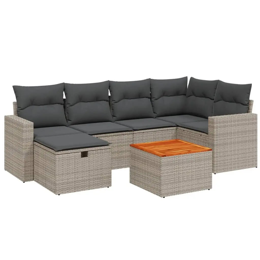 7 Piece Modular Garden Sofa Set
