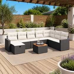 Specifications of the 9 Piece Garden Sofa Set
