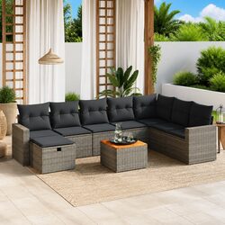 Specifications for a 9 Piece Outdoor Garden Sofa Set