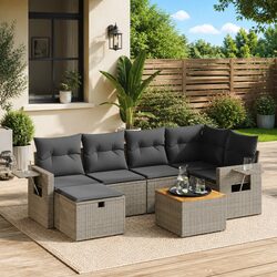 Specifications for 7 Piece Outdoor Garden Sofa Set
