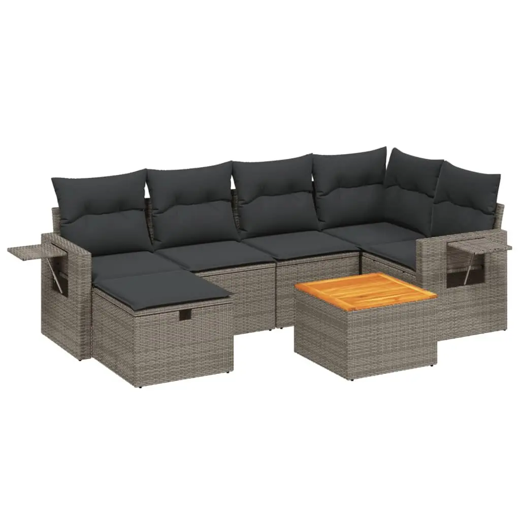 7 Piece Outdoor Garden Sofa Set