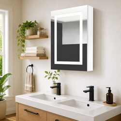 LED Bathroom Mirror Cabinet Specifications 50x13x70cm