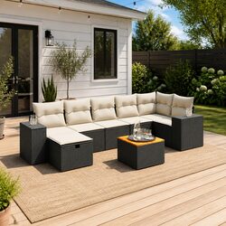 8-Piece Modular Garden Sofa Set: Specs and Features