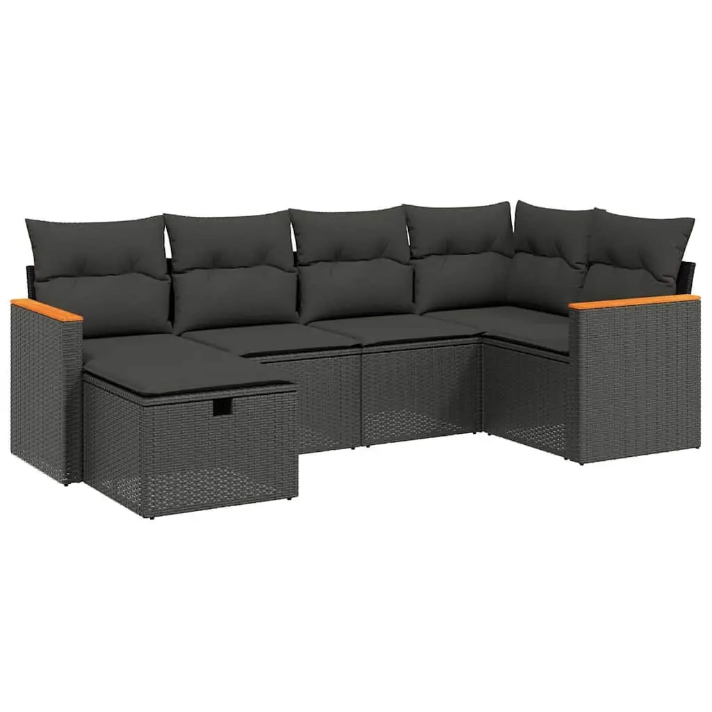 6 Piece Outdoor Garden Sofa Set