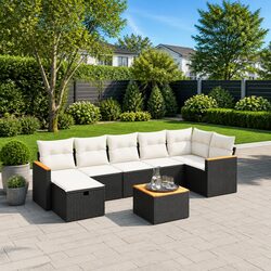8 Piece Garden Sofa Set: Specifications and Features