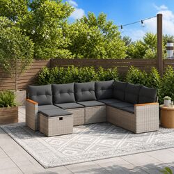Specifications of 7 Piece Grey Outdoor Sofa Set