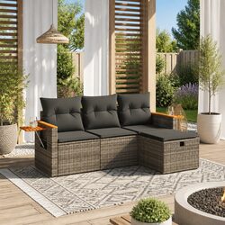 Specifications of the 4 Piece Garden Sofa Set