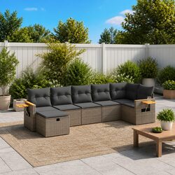Specifications of 7 Piece Garden Sofa Set with Cushions
