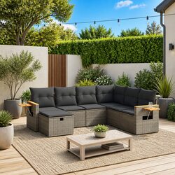 Detailed Specifications of the 7 Piece Outdoor Sofa Set