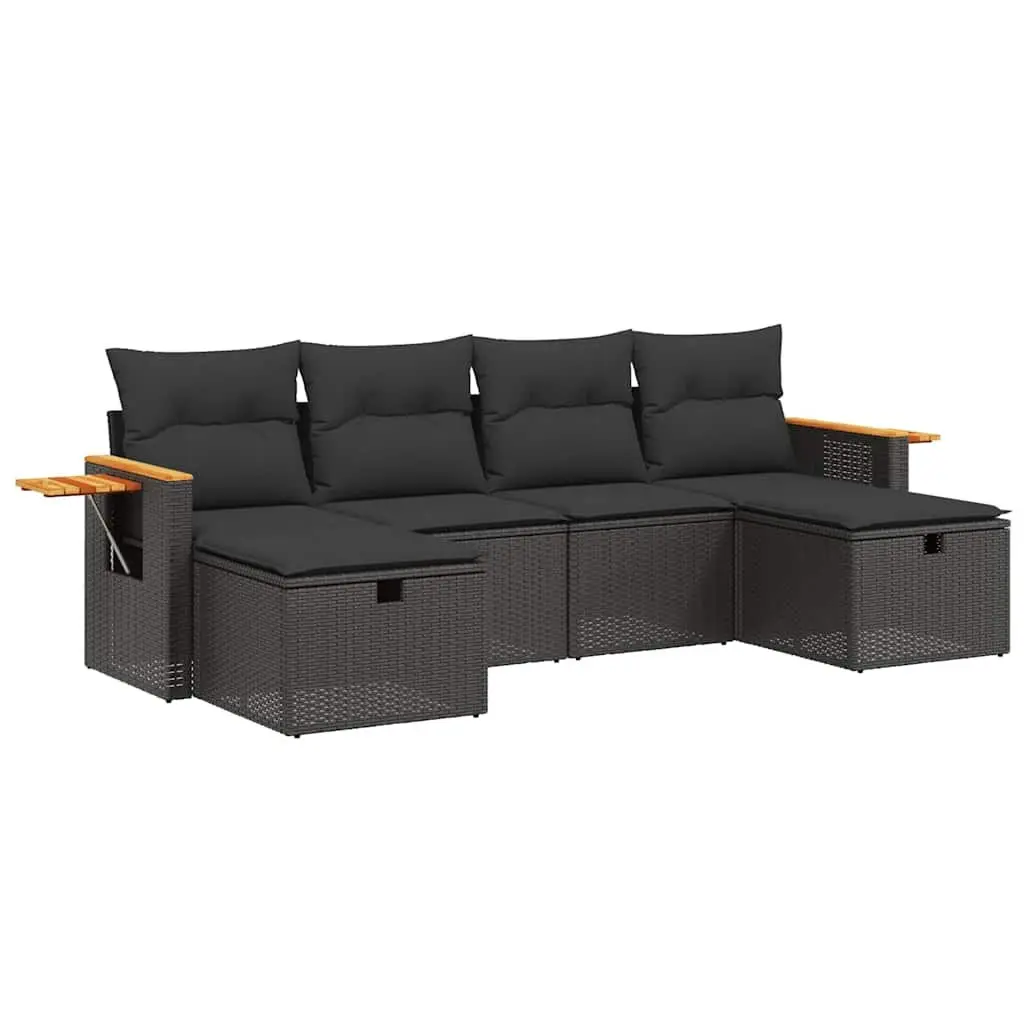 Garden Sofa Set 6-Piece Outdoor Furniture