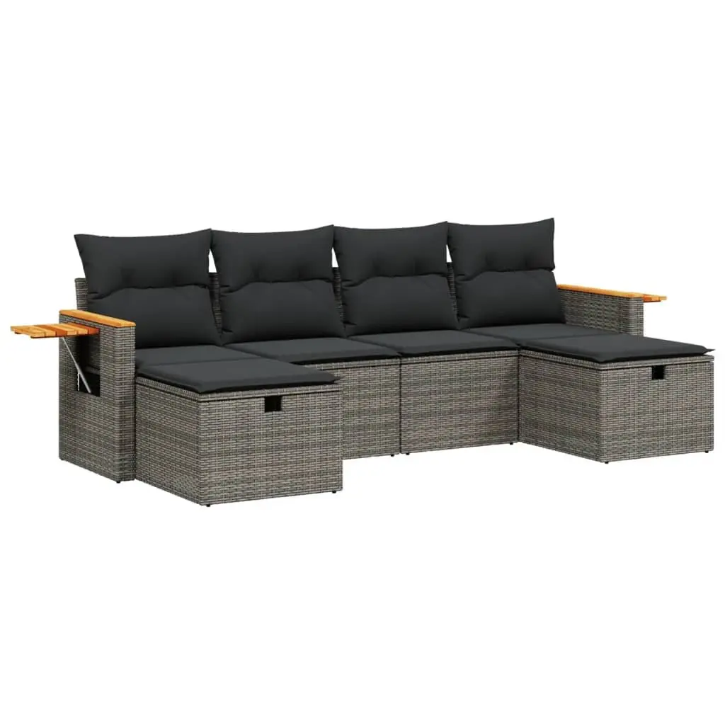 6-Piece Modular Outdoor Sofa Set