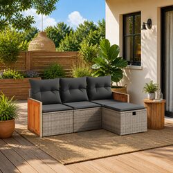 4 Piece Garden Sofa Set: Specs & Features Overview