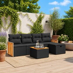 Specifications of the 6 Piece Garden Sofa Set