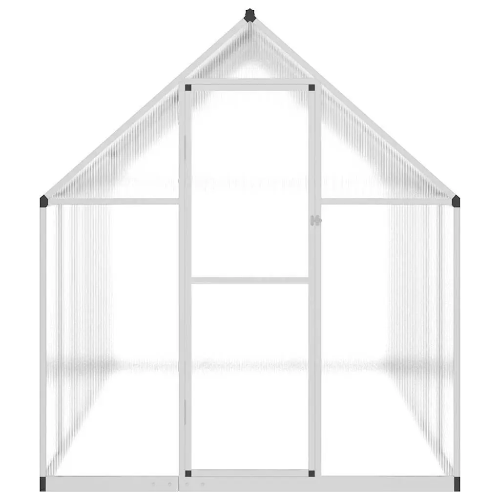 Greenhouse Walk-in Garden Plant Growing 334x169x195cm Silver