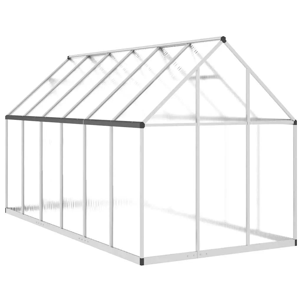 Greenhouse Walk-in Garden Plant Growing 334x169x195cm Silver