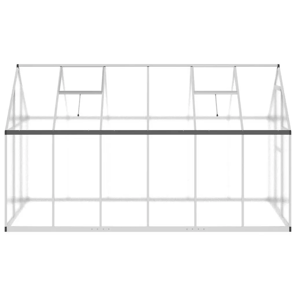 Greenhouse Walk-in Garden Plant Growing 334x169x195cm Silver
