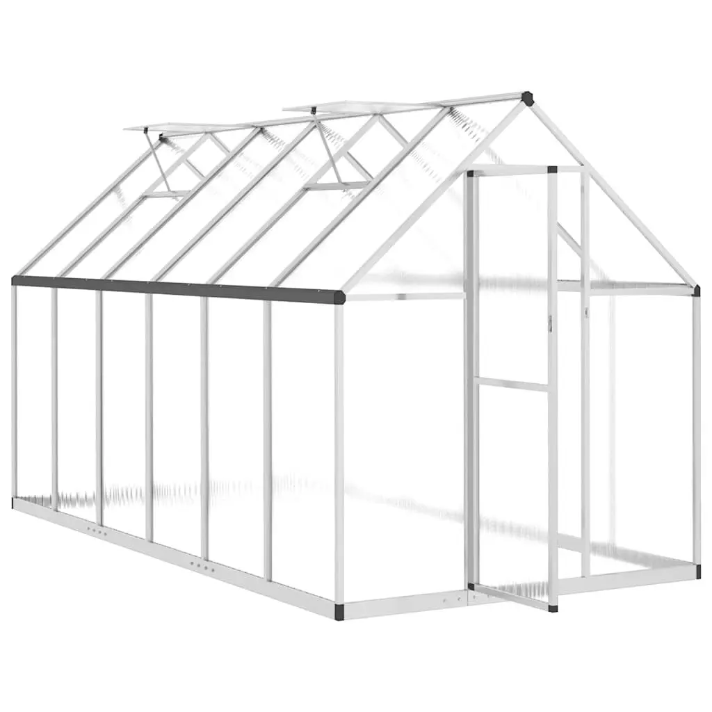 Greenhouse Walk-in Garden Plant Growing 334x169x195cm Silver
