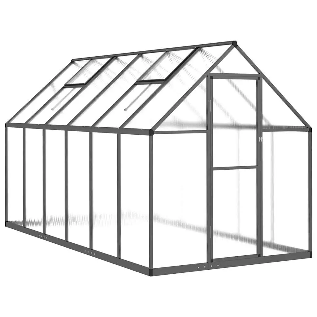 Walk-In Greenhouse for Backyard 334x169x195cm Aluminium Polycarbonate
