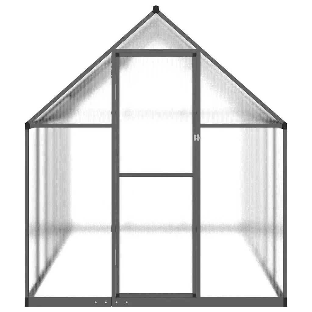 Walk-In Greenhouse for Backyard 334x169x195cm Aluminium Polycarbonate