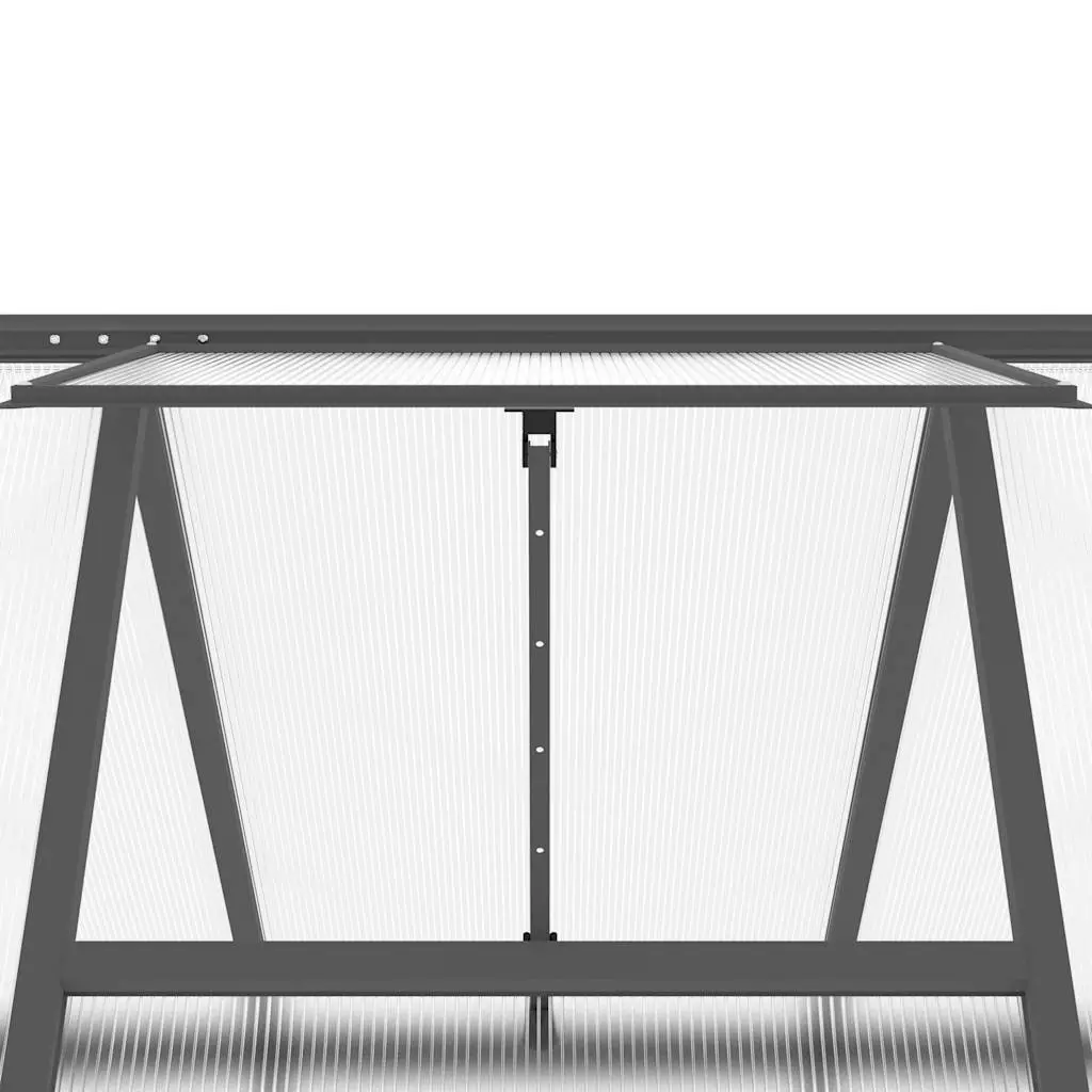 Walk-In Greenhouse for Backyard 334x169x195cm Aluminium Polycarbonate
