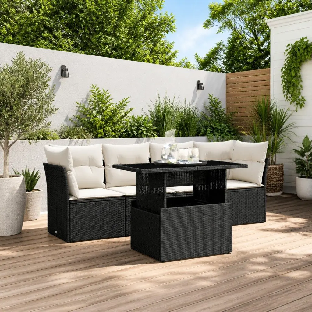 5 Piece Modular Garden Sofa Set