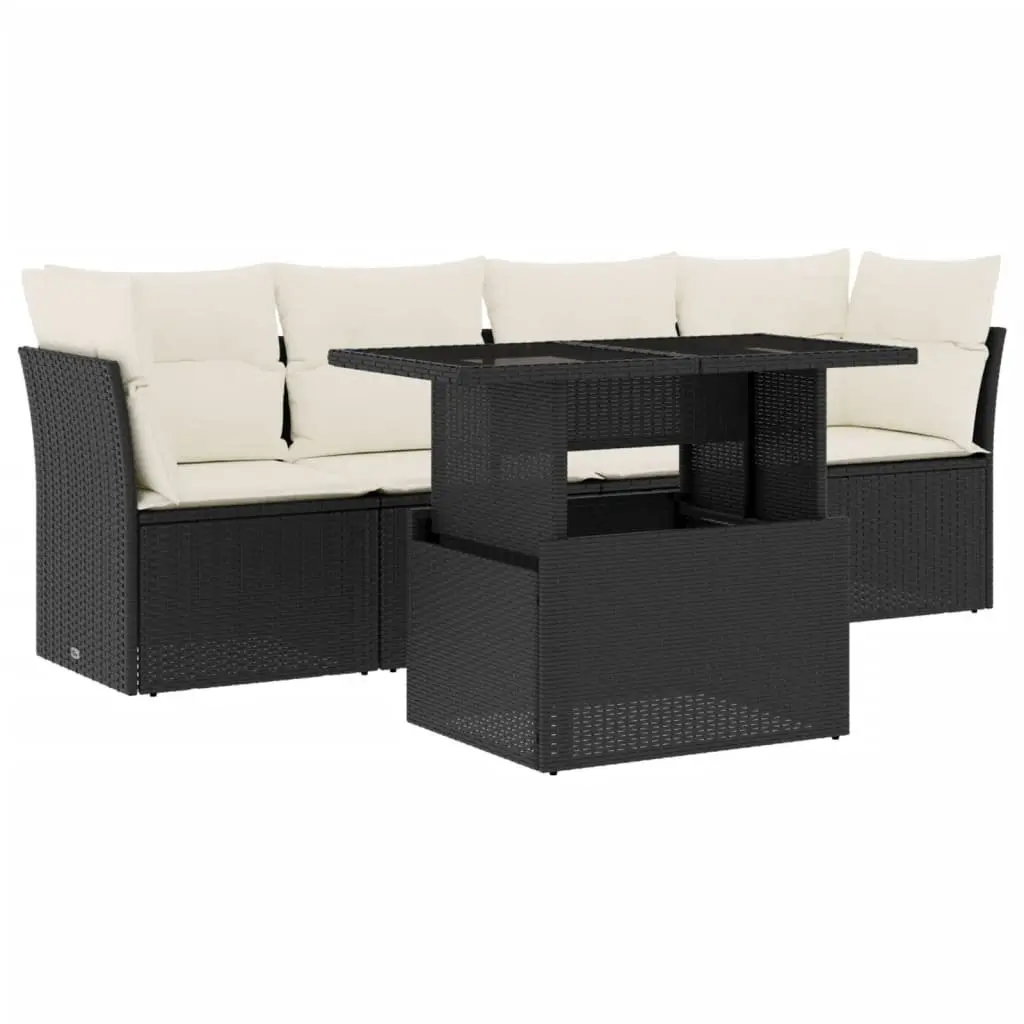 5 Piece Modular Garden Sofa Set