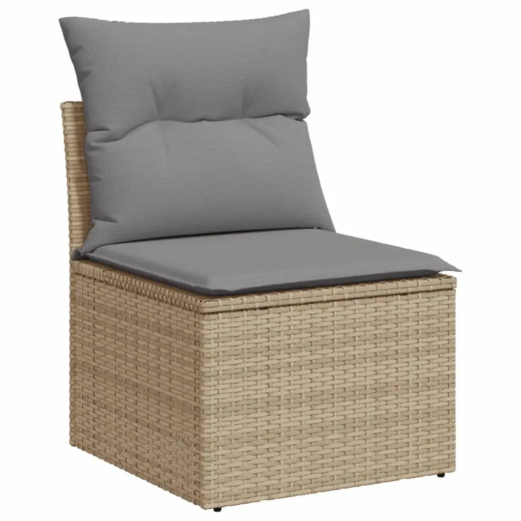 5-Piece Beige Garden Sofa Set