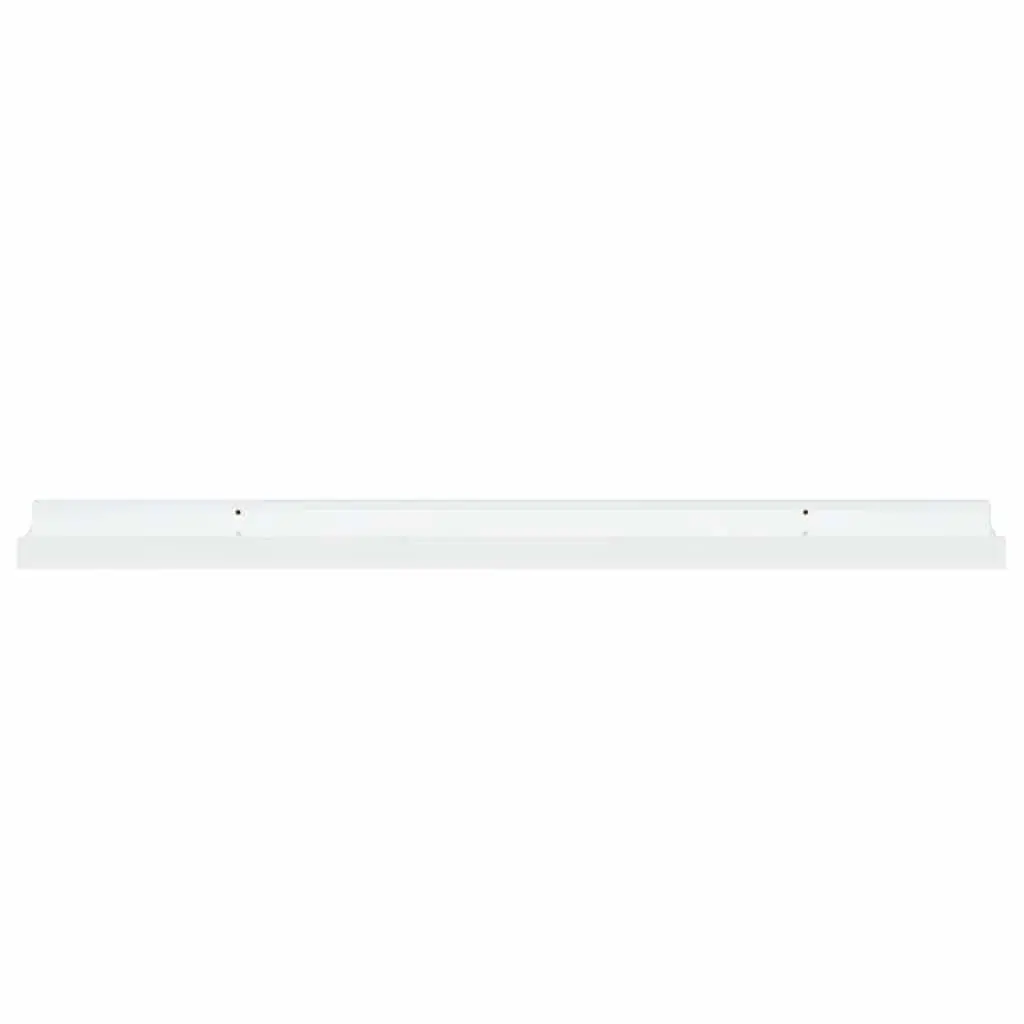 Wall Shelves for Storage Display 80 x 9 x 3 cm High Gloss White 2 Piece