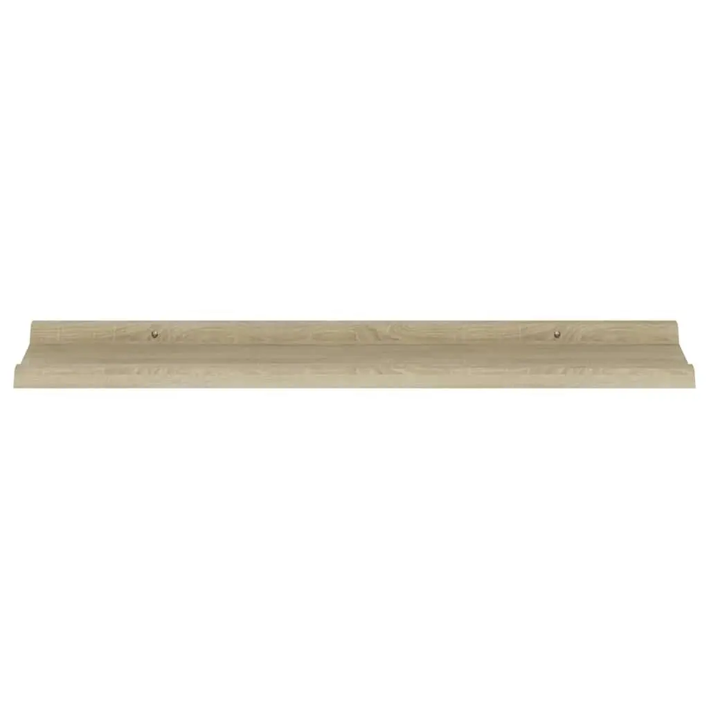 Wall Shelves for Home 80x9x3 cm Brown 2 Piece Floating Storage Display Ledges