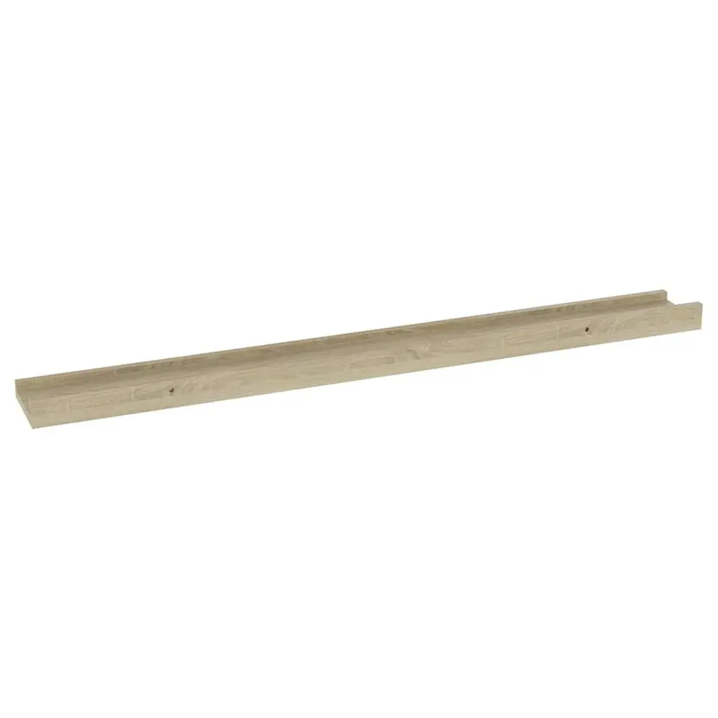 Wall Shelves for Home 80x9x3 cm Brown 2 Piece Floating Storage Display Ledges