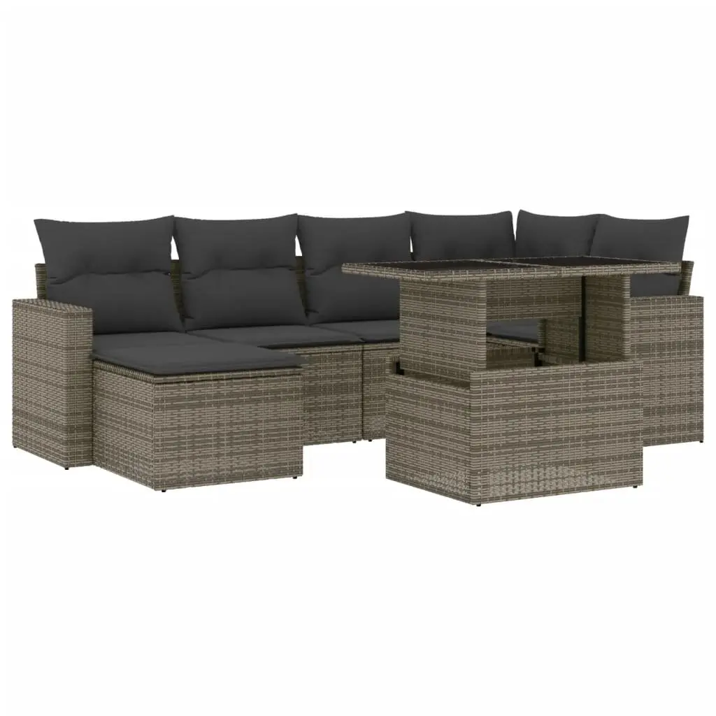 7 Piece Modular Garden Sofa Set