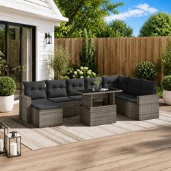 9-Piece Garden Sofa Set: Specifications and Features
