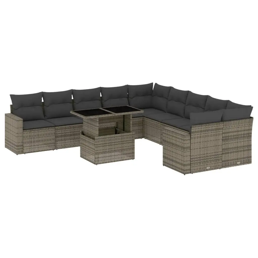 11 Piece Outdoor Garden Sofa Set