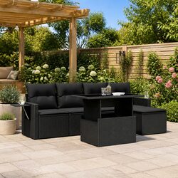 Specifications of 6-Piece Modular Garden Sofa Set