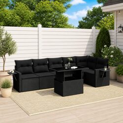 Specifications of 7 Piece Garden Sofa Set with Cushions
