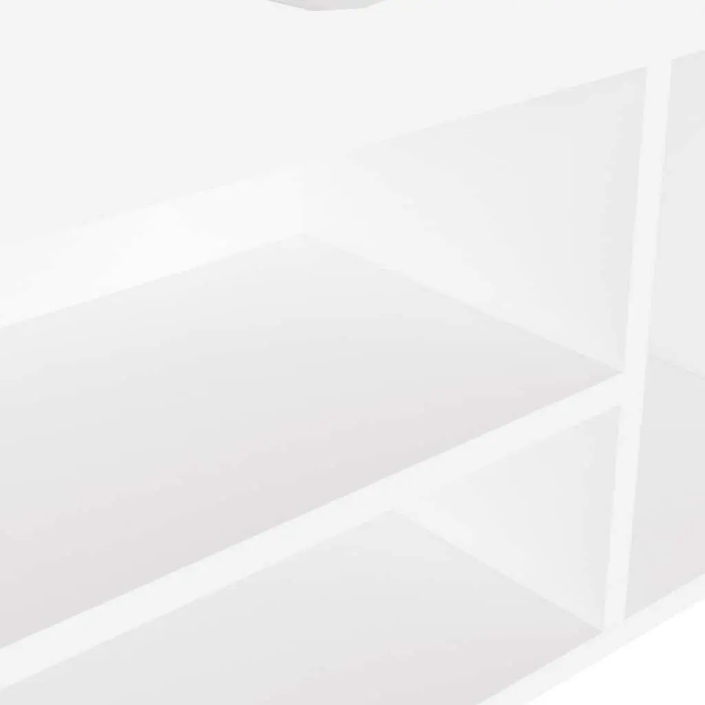 Shoe Bench for Entryway White 104 x 30 x 49 cm