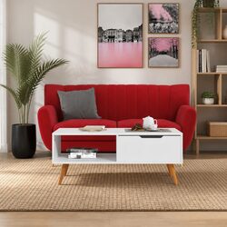 Coffee Table Specifications: Engineered Wood, 100x49.5x43 cm