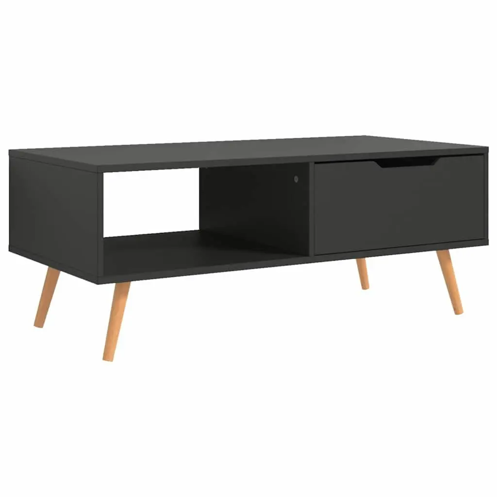 Coffee Table Living Room 100x49.5x43cm Grey Engineered Wood