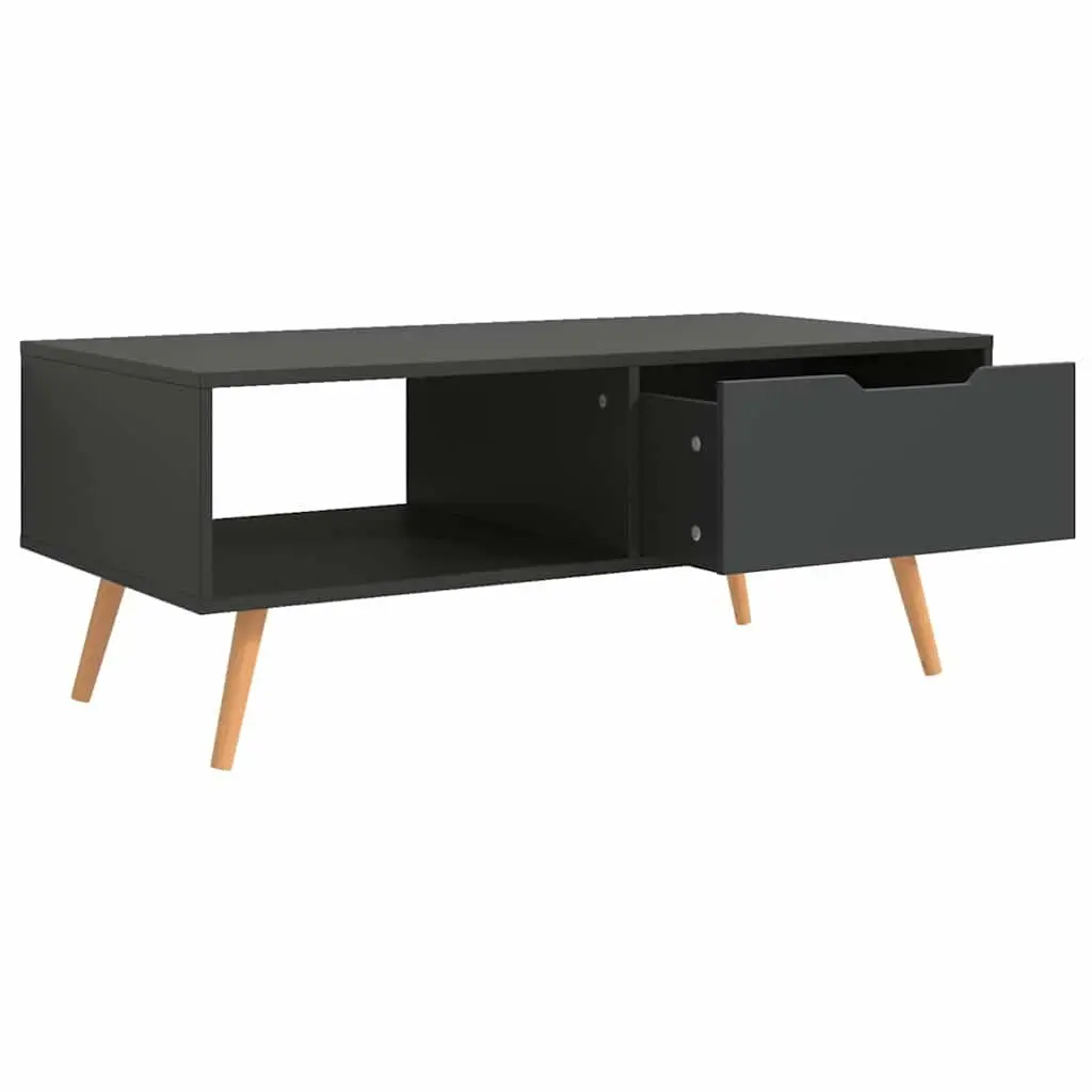 Coffee Table Living Room 100x49.5x43cm Grey Engineered Wood