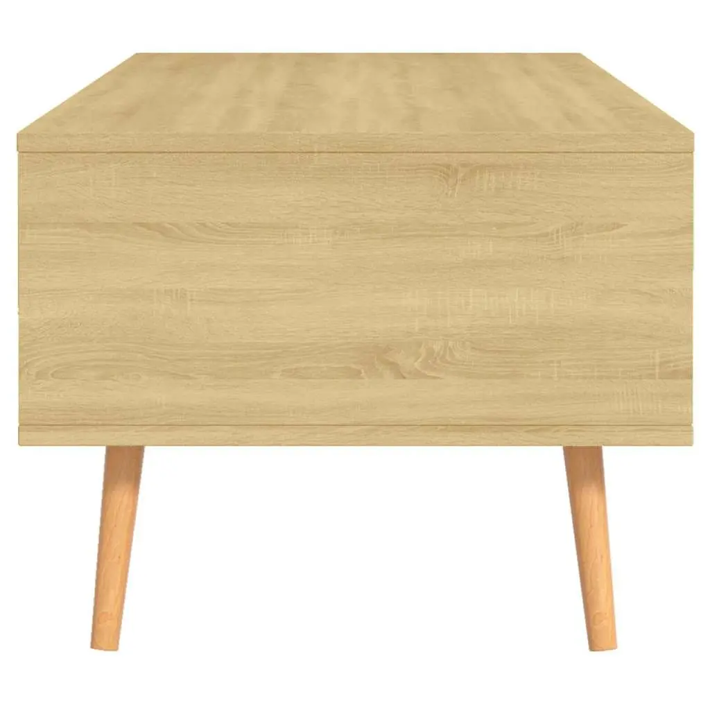 Brown Engineered Wood Coffee Table