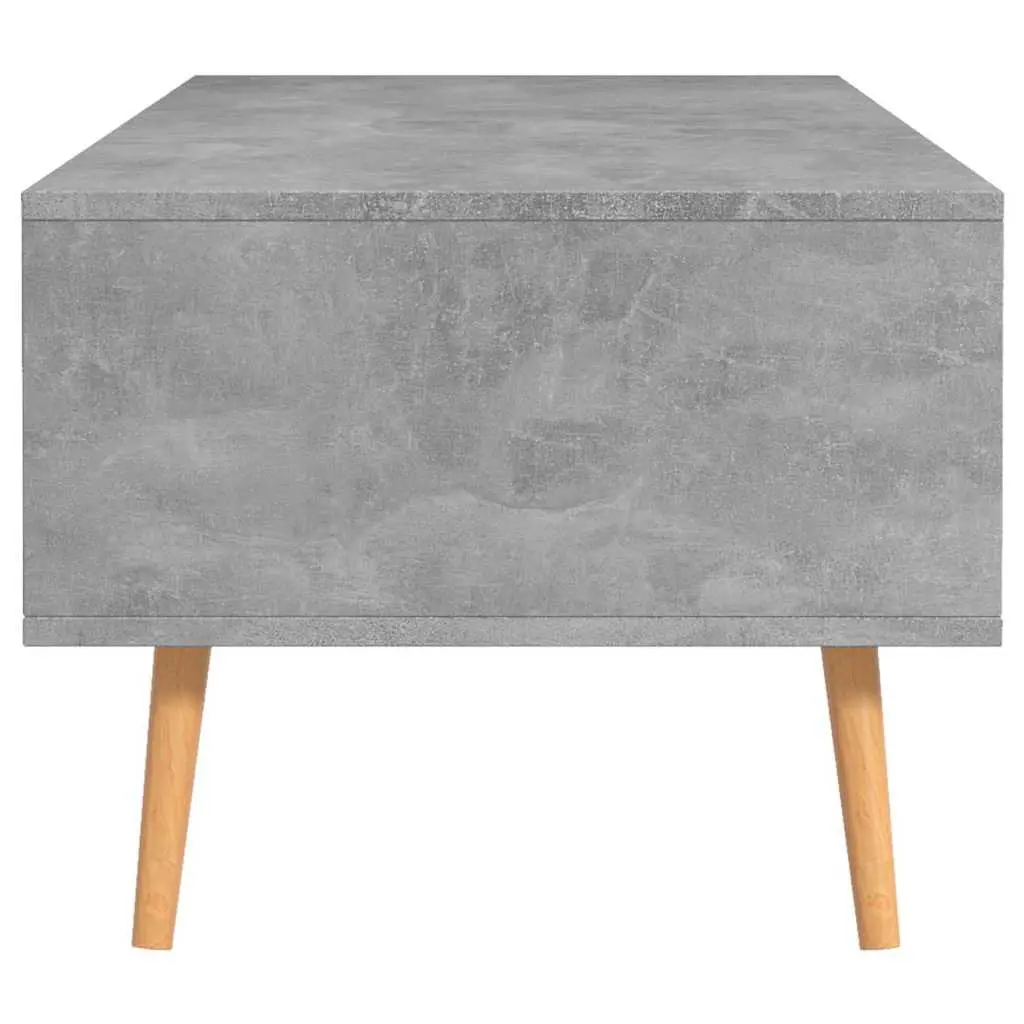 Coffee Table Grey Engineered Wood Living Room Furniture Accent Side Table Decor