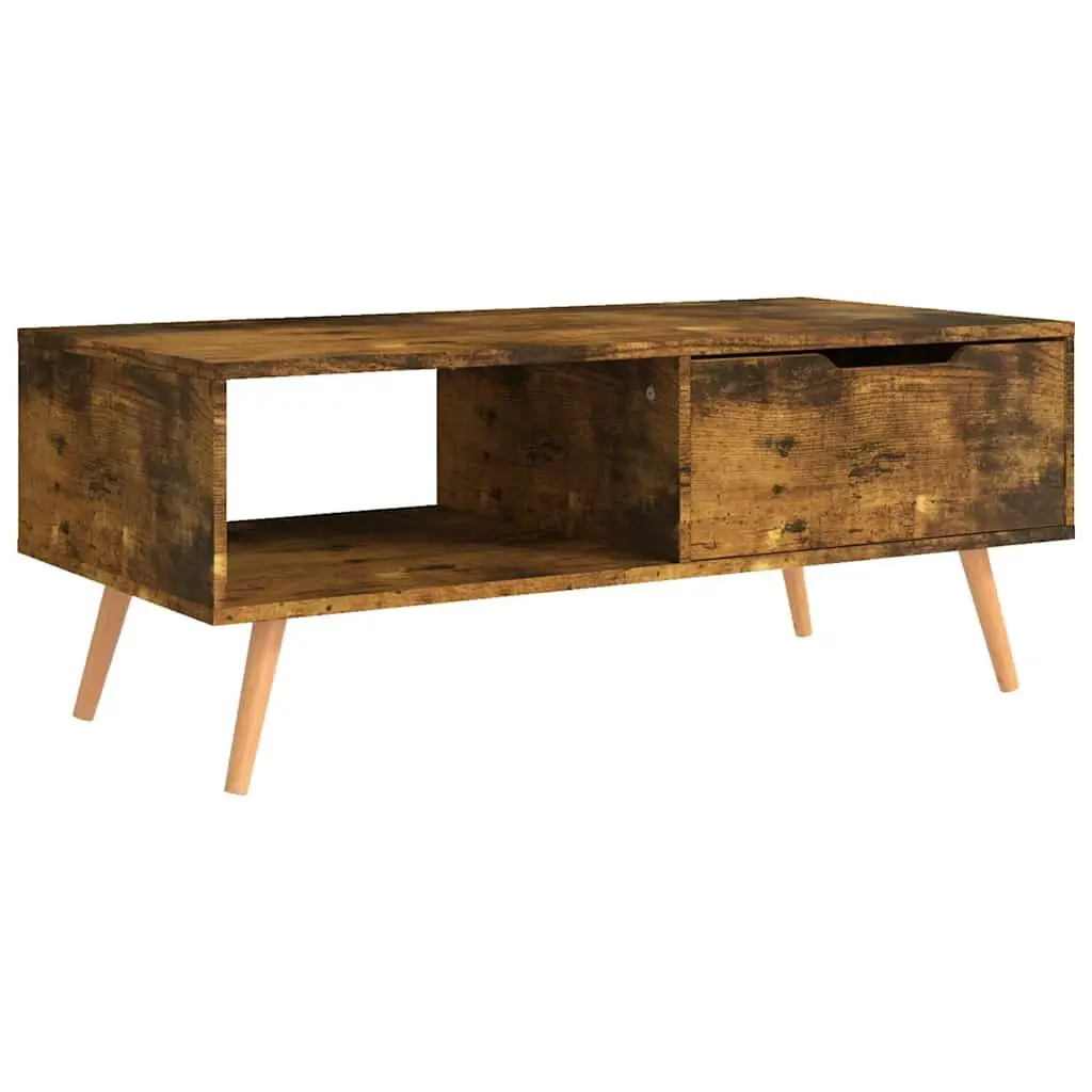 Coffee Table Living Room Brown Engineered Wood