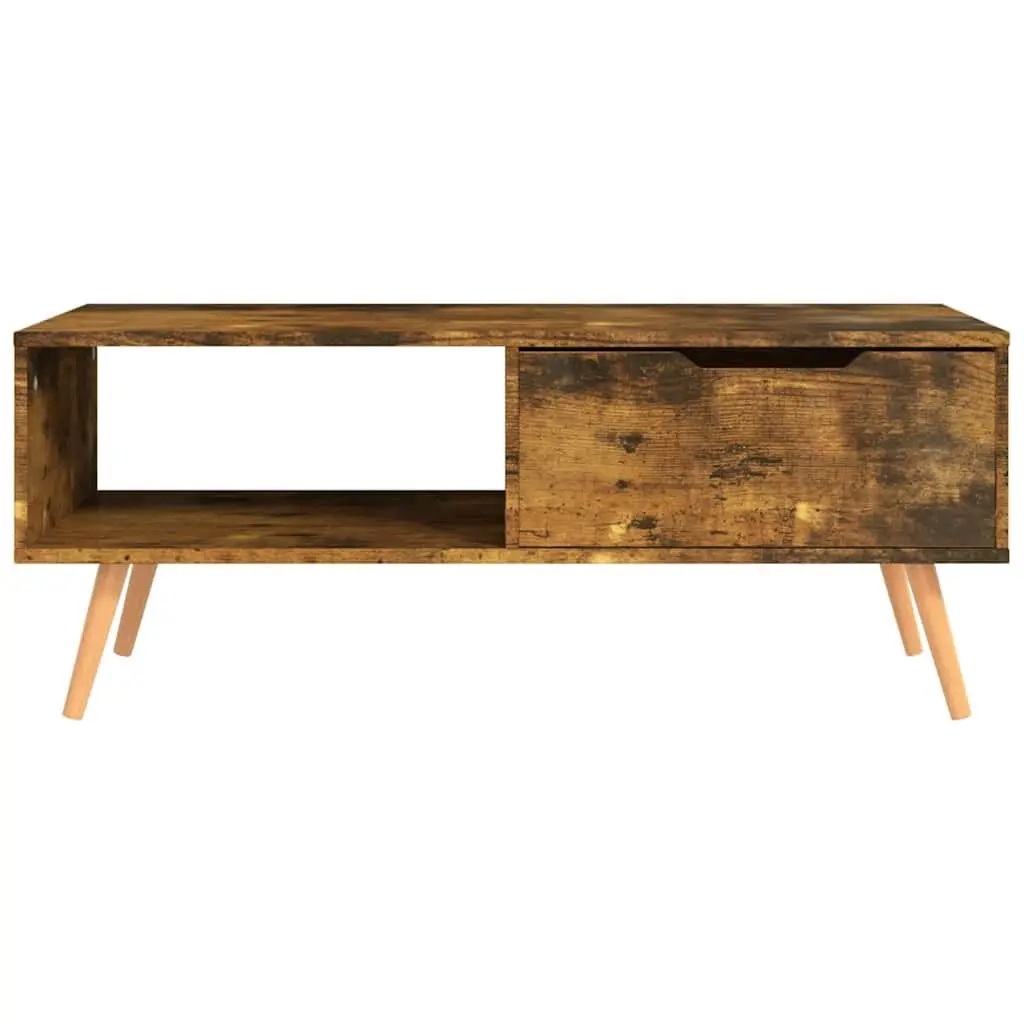 Coffee Table Living Room Brown Engineered Wood