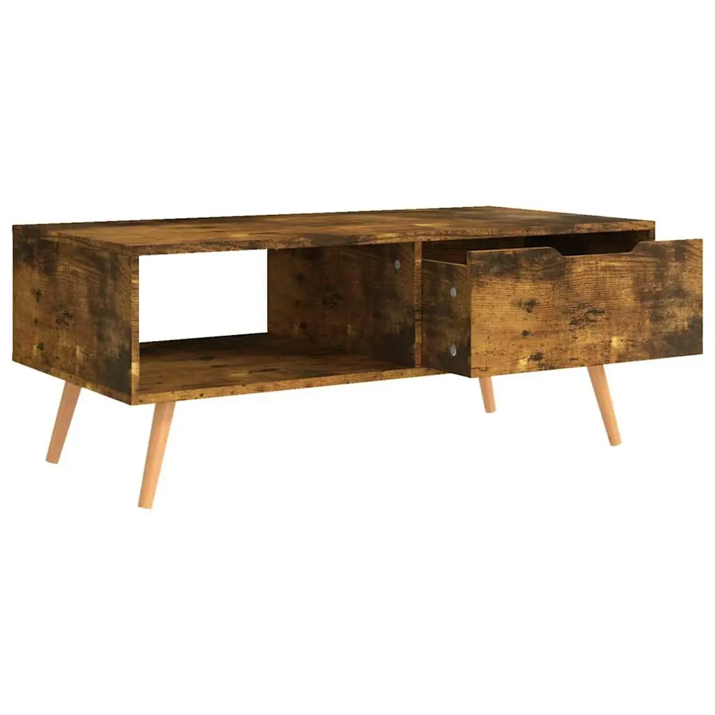 Coffee Table Living Room Brown Engineered Wood