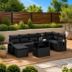 Detailed Specifications for 8 Piece Outdoor Sofa Set
