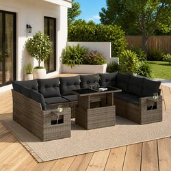 Specifications of the 10-Piece Modular Garden Sofa Set