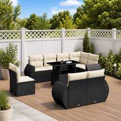 9 Piece Modular Rattan Outdoor Sofa Set Specifications